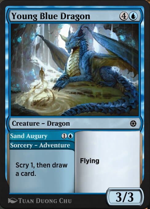 Young Blue Dragon • Sand Augury