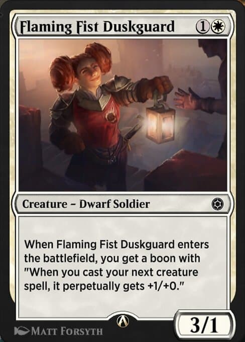 Flaming Fist Duskguard