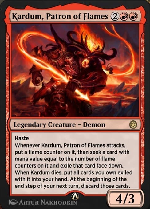 Kardum, Patron of Flames