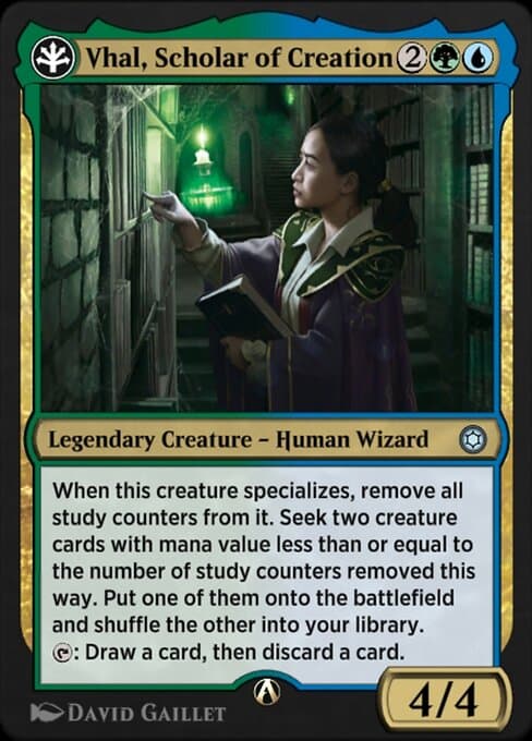 Vhal, Scholar of Creation