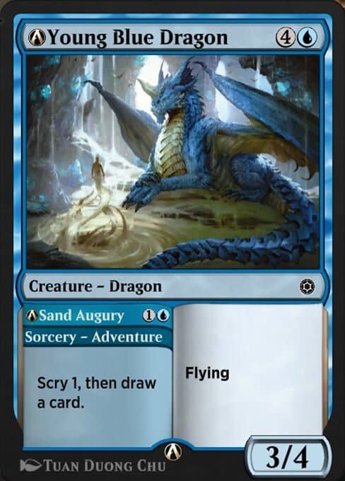 A-Young Blue Dragon • A-Sand Augury