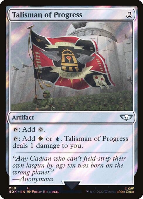 Talisman of Progress