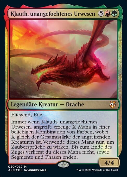 Klauth, Unrivaled Ancient