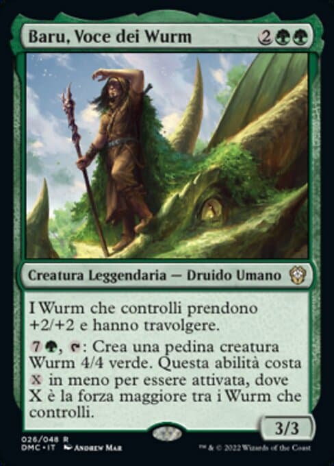 Baru, Wurmspeaker