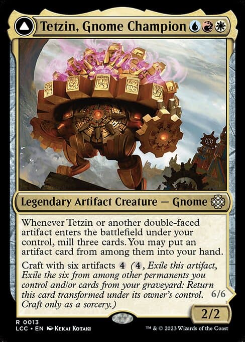 Tetzin, Gnome Champion • The Golden-Gear Colossus