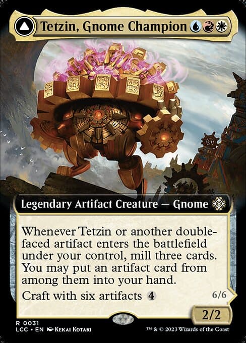 Tetzin, Gnome Champion • The Golden-Gear Colossus