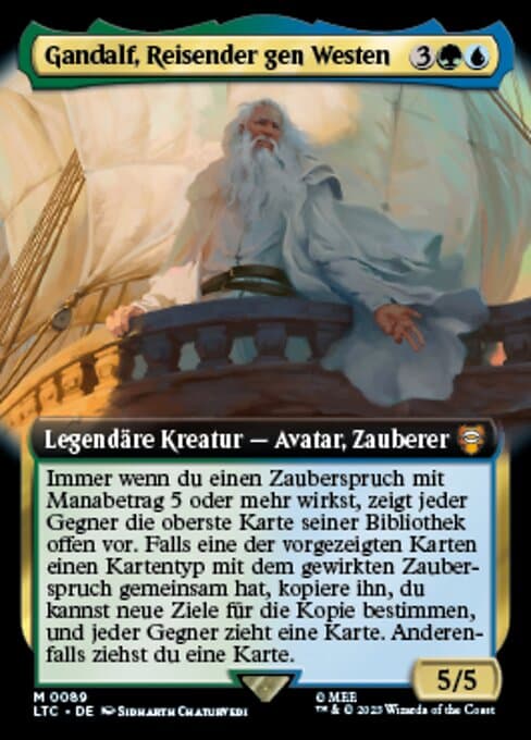 Gandalf, Westward Voyager