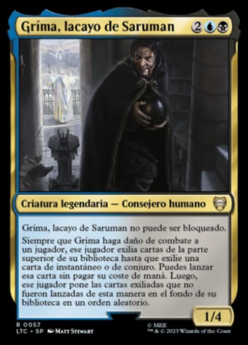 Gríma, Saruman's Footman