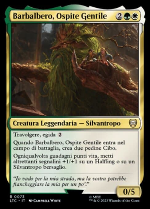 Treebeard, Gracious Host