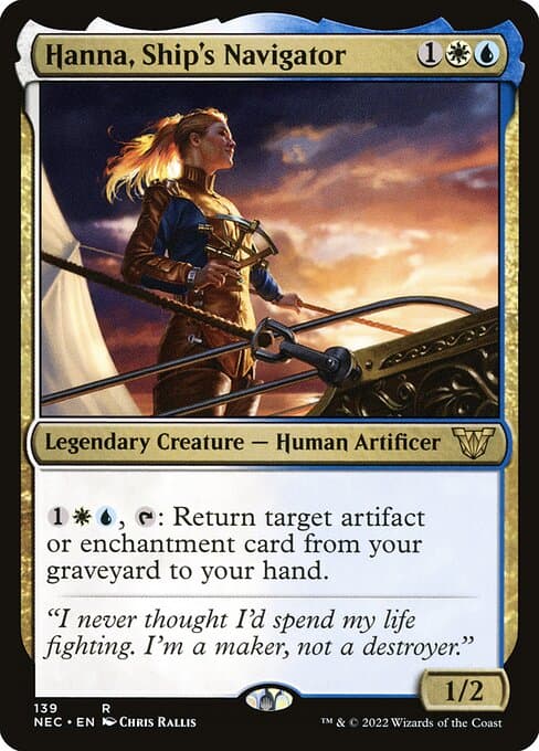 Hanna, Ship's Navigator