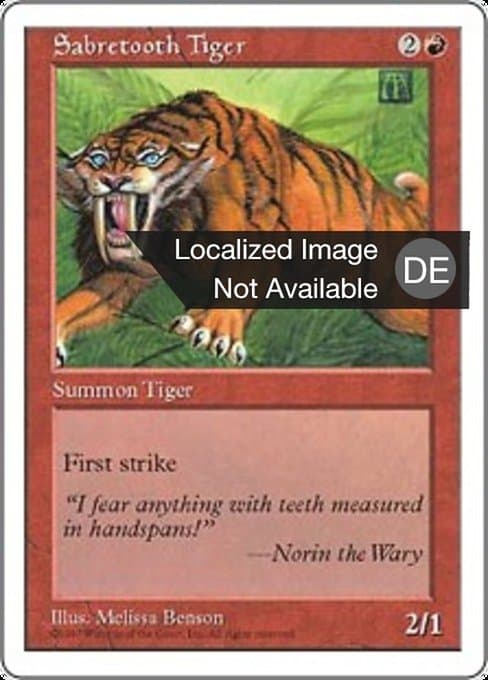 Sabretooth Tiger