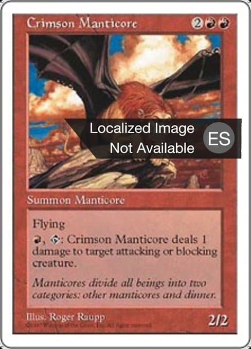 Crimson Manticore