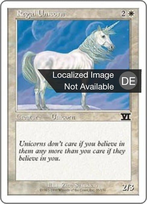 Regal Unicorn