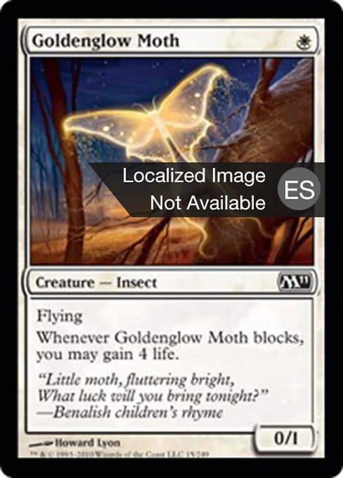 Goldenglow Moth