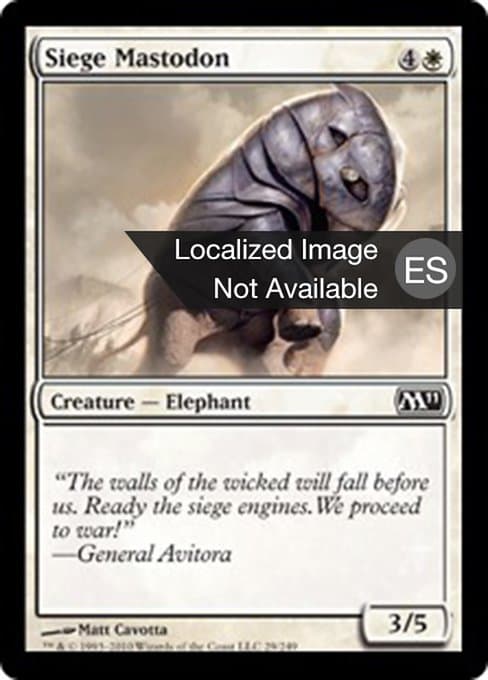 Siege Mastodon