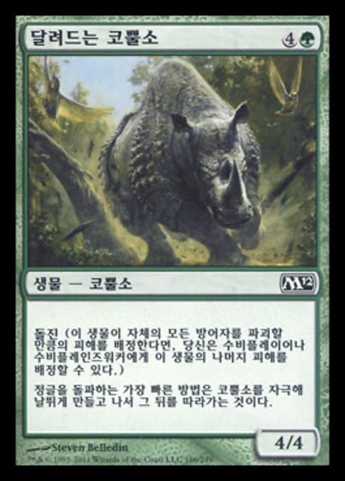 Stampeding Rhino