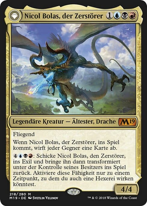 Nicol Bolas, the Ravager • Nicol Bolas, the Arisen