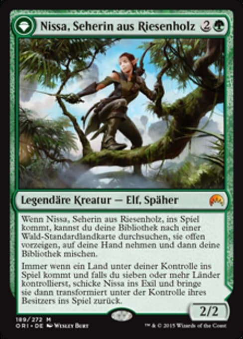 Nissa, Vastwood Seer • Nissa, Sage Animist