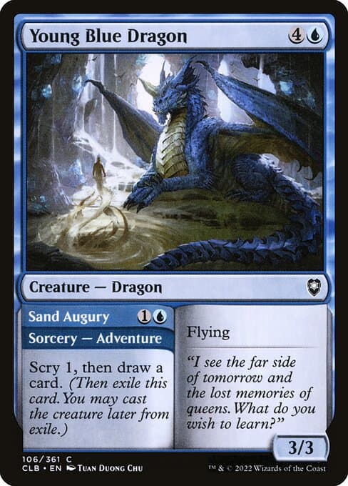 Young Blue Dragon • Sand Augury