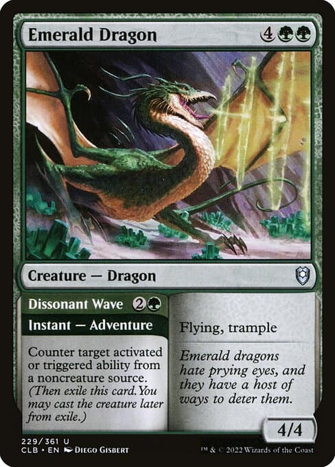 Emerald Dragon • Dissonant Wave