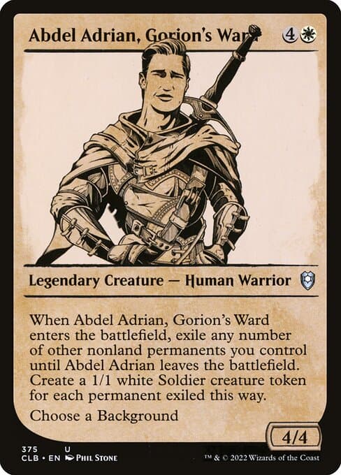 Abdel Adrian, Gorion's Ward