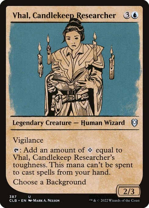 Vhal, Candlekeep Researcher