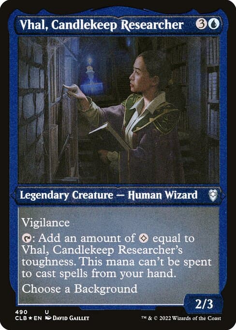 Vhal, Candlekeep Researcher