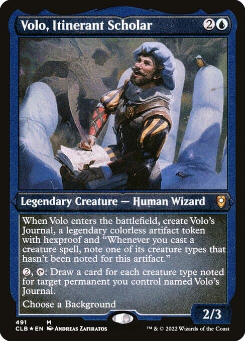 Volo, Itinerant Scholar