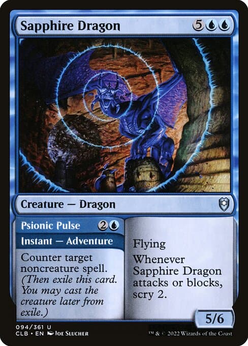 Sapphire Dragon • Psionic Pulse