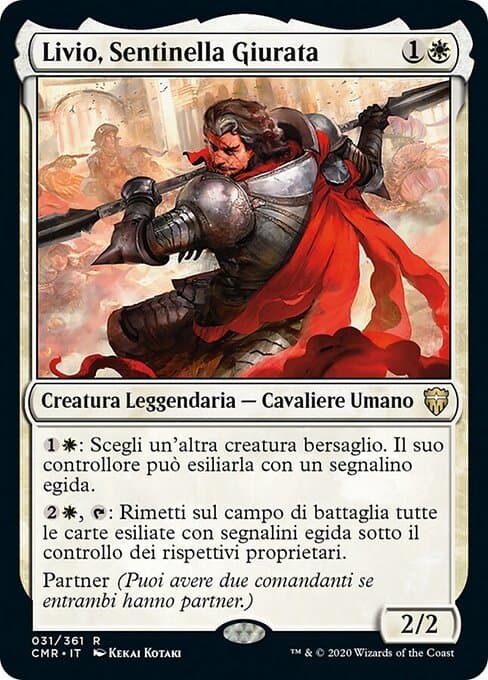 Livio, Oathsworn Sentinel