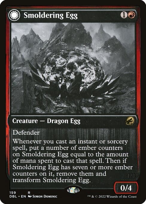 Smoldering Egg • Ashmouth Dragon