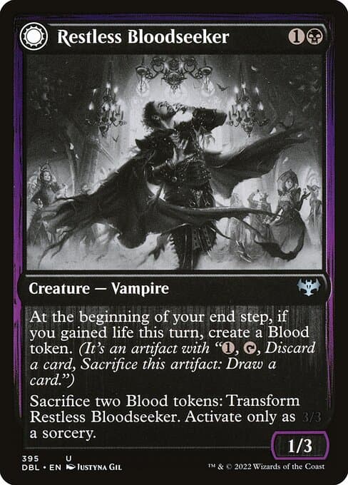 Restless Bloodseeker • Bloodsoaked Reveler