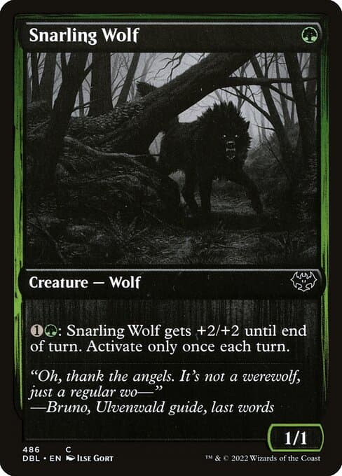 Snarling Wolf