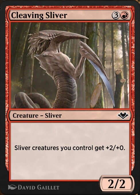 Cleaving Sliver