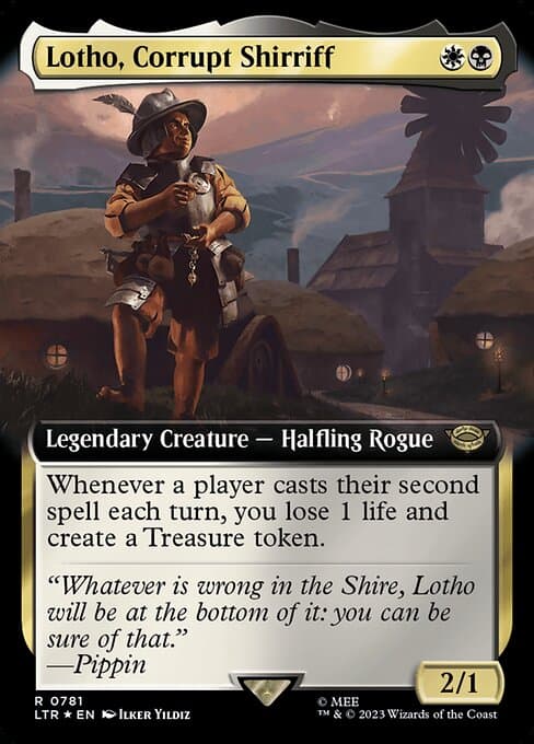 Lotho, Corrupt Shirriff