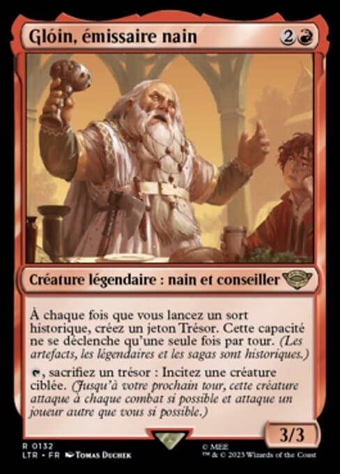 Glóin, Dwarf Emissary