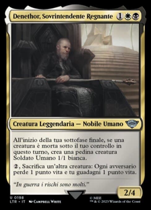 Denethor, Ruling Steward