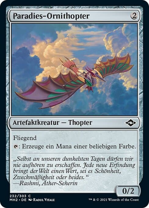 Ornithopter of Paradise