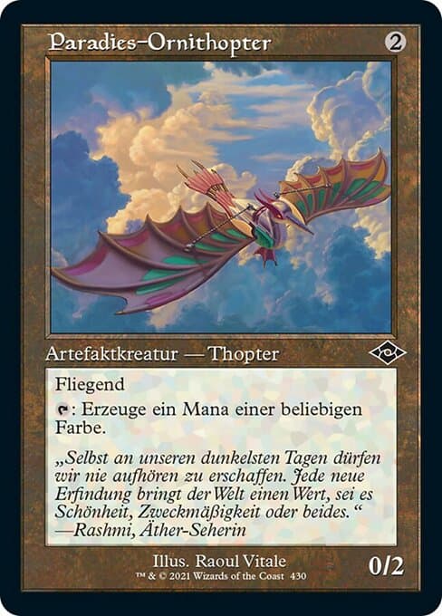 Ornithopter of Paradise