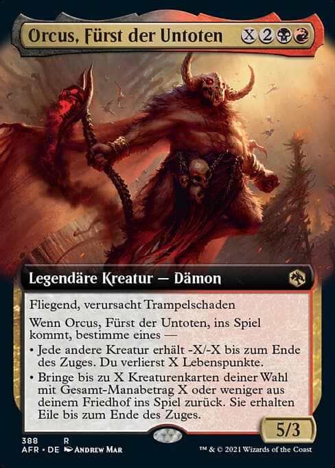 Orcus, Prince of Undeath