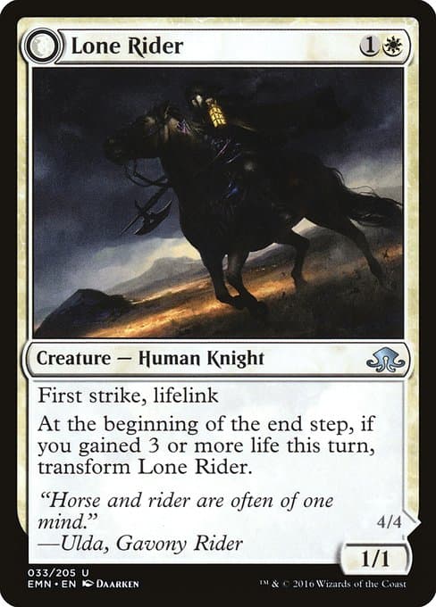 Lone Rider • It That Rides as One