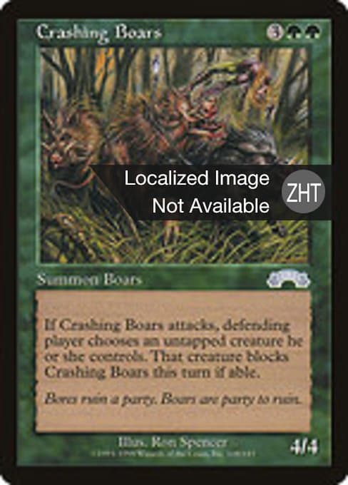 Crashing Boars