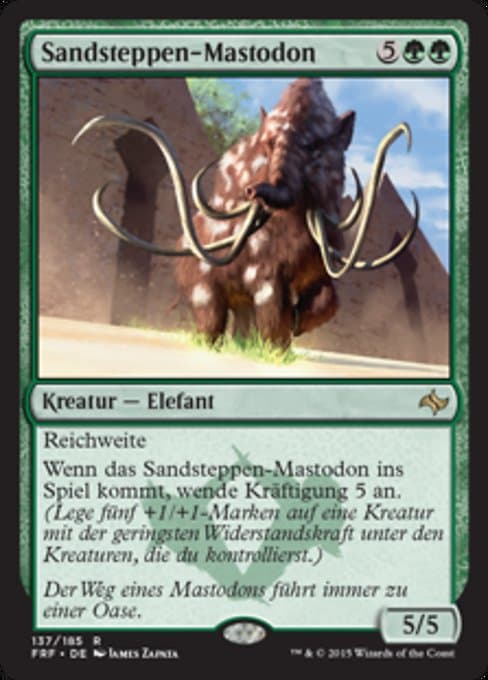 Sandsteppe Mastodon