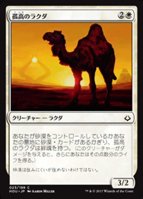 Solitary Camel