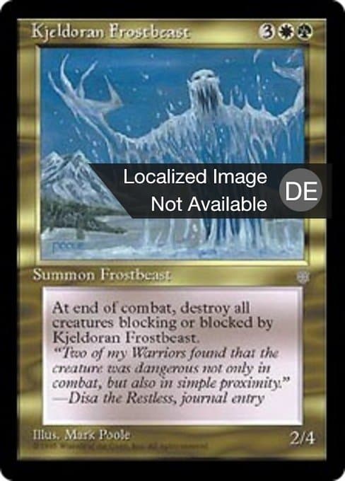 Kjeldoran Frostbeast