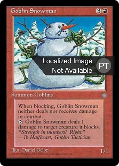 Goblin Snowman