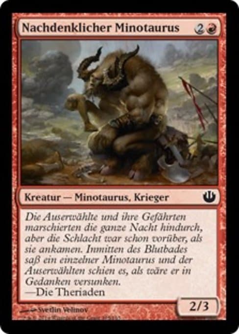 Pensive Minotaur