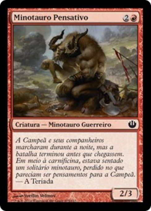 Pensive Minotaur