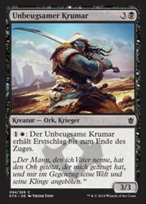 Unyielding Krumar