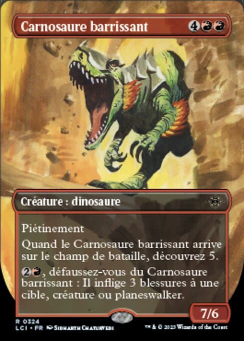 Trumpeting Carnosaur